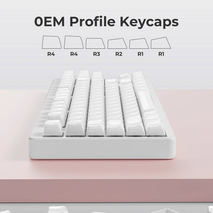 XVX Magic Wave OEM Profile Side-Printed 136-Key PC Keycap Set