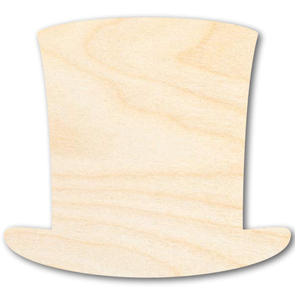 Unfinished Wood Abraham Lincoln Hat Silhouette | Craft Cutout | Up to 36" DIY