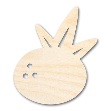 Unfinished Wood Coconut Shape - Craft - up to 46"