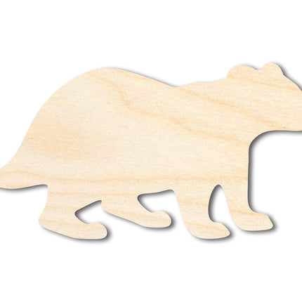 Unfinished Wood Badger Shape | DIY Wildlife Craft Cutout | Up to 36"