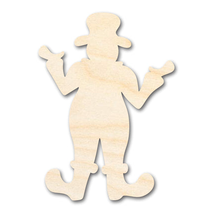 Unfinished Wood Clown Shape | Craft Cutout | up to 46" DIY