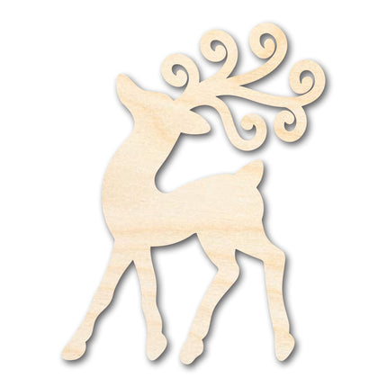Unfinished Wood Reindeer Shape - Craft - up to 46" DIY