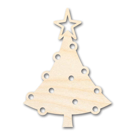 Unfinished Wood Christmas Tree Shape - Craft - up to 46" DIY