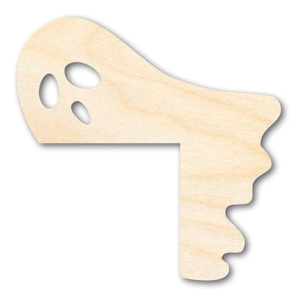 Unfinished Wood Ghost Corner Shape | Halloween | Craft Cutout | up to 46" DIY
