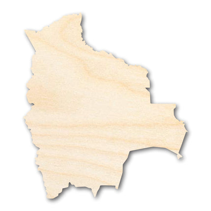 Unfinished Wood Bolivia Shape - Craft - up to 46"