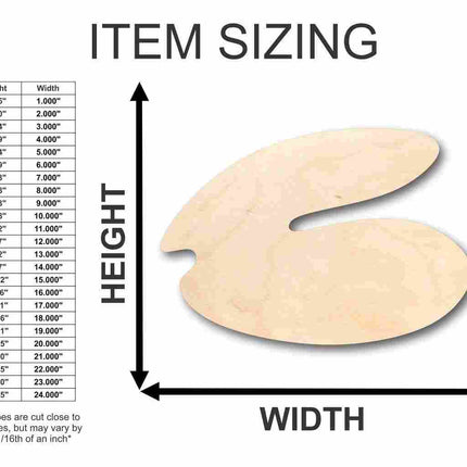 Unfinished Wood Clam Shape - Ocean - Nursery - Craft - up to 46" DIY