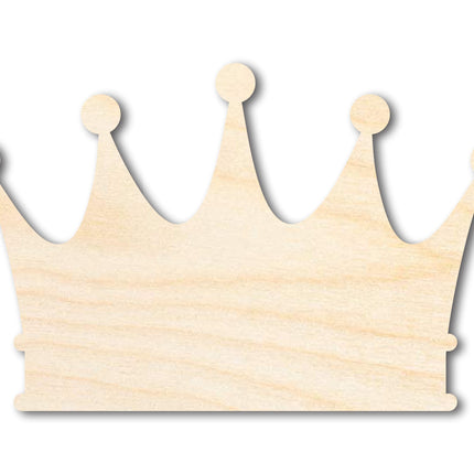 Unfinished Wood Crown Shape | Medieval Pirates | DIY Craft Cutout | up to 46"