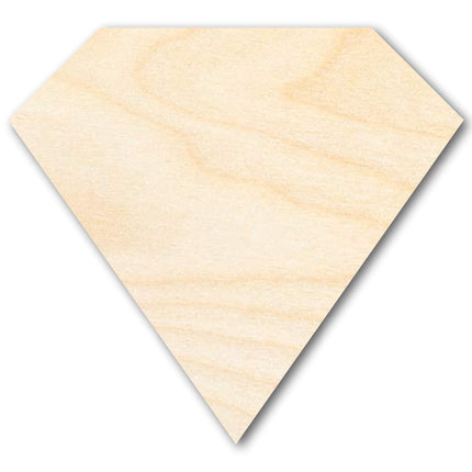 Unfinished Wood Diamond Shape | DIY Craft Cutout | Up to 36"