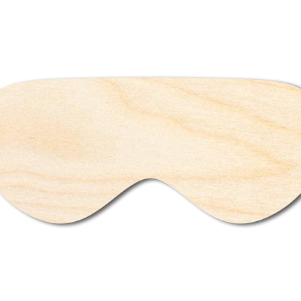 Unfinished Wood Goggles Shape - Craft - up to 46"