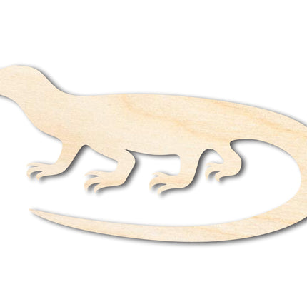 Unfinished Wood Komodo Dragon Shape - Craft - up to 46" DIY