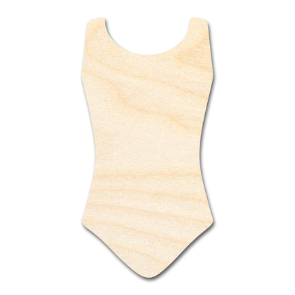 Unfinished Wood Swimsuit Shape | Craft Cutout | up to 46" DIY