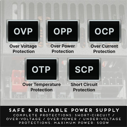 Apevia ITX-PFC500W 500W Power Supply