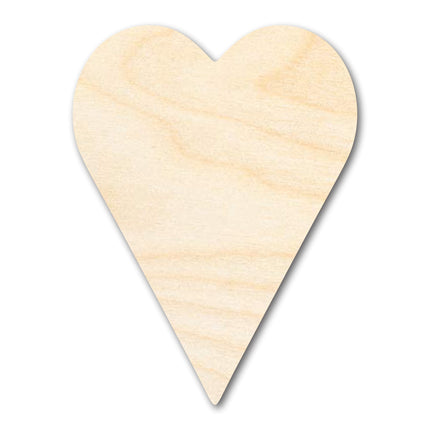 Unfinished Wood Tall Heart Shape | Valentine's Day  | DIY Craft Cutout | Up to 46"