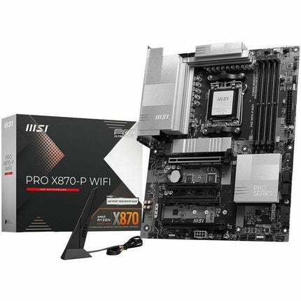 MSI PRO X870E-P WIFI Gaming Desktop Motherboard - AMD X870E Chipset - Socket AM5 - ATX