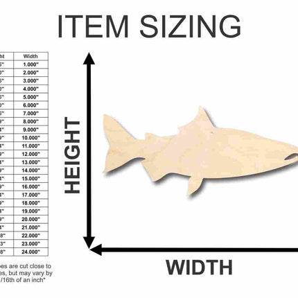Unfinished Wood Salmon Fish Shape - Ocean - Rivers - Alaska - Craft - up to 46" DIY