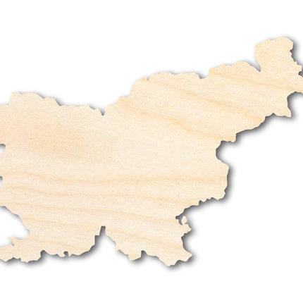 Unfinished Wood Slovenia Country Shape - European Country Craft - up to 46" DIY