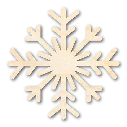 Unfinished Wood Snowflake Shape | Winter Decor | DIY Craft Cutout | up to 46" DIY