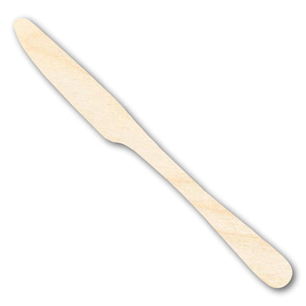 Unfinished Wood Butter Knife Shape - Kitchen Craft - up to 46" DIY