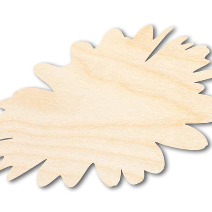 Unfinished Wood Dandelion Shape - Flower Craft - up to 46" DIY