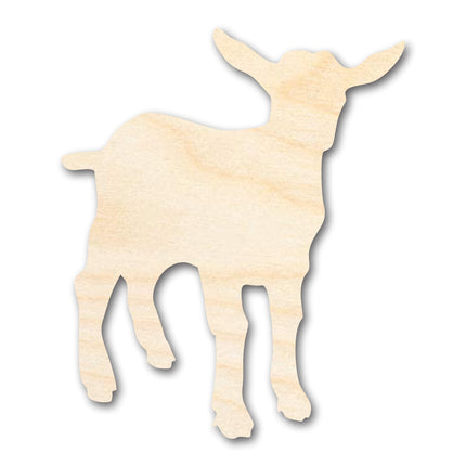 Unfinished Wood Goat Shape - Farm Animal Craft - up to 46" DIY