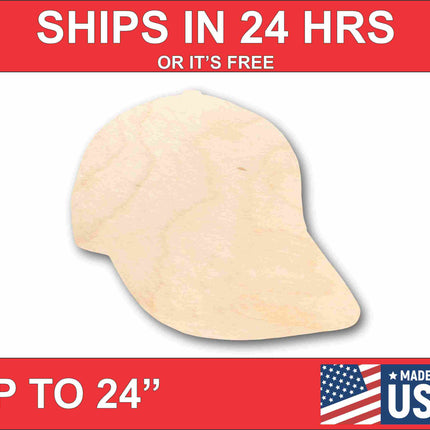Unfinished Wood Hat Silhouette - Craft- up to 46" DIY
