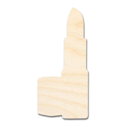 Unfinished Wood Lipstick Shape - Craft - up to 46" DIY