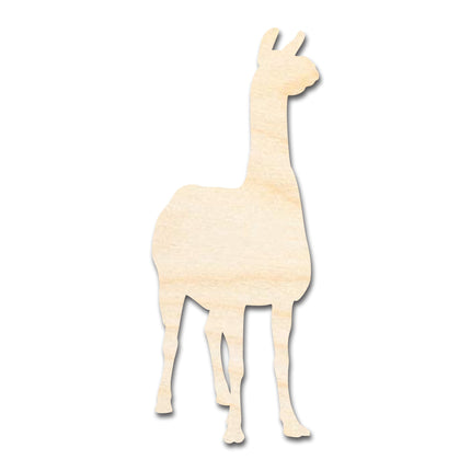 Unfinished Wood Alpaca Shape - Craft - up to 46" DIY