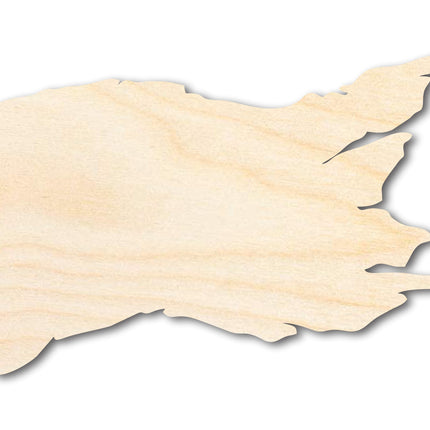 Unfinished Wood Tattered Flag Shape | Pirate Flag | Craft Cutout | up to 46" DIY