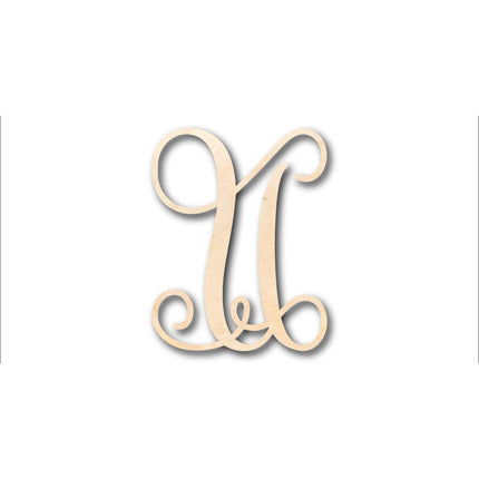 Unfinished Wood Monogram U Shape - Craft - up to 46" DIY