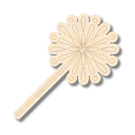 Unfinished Wood Etched Sparkler Shape | Paint By Line Crafts | up to 30" DIY