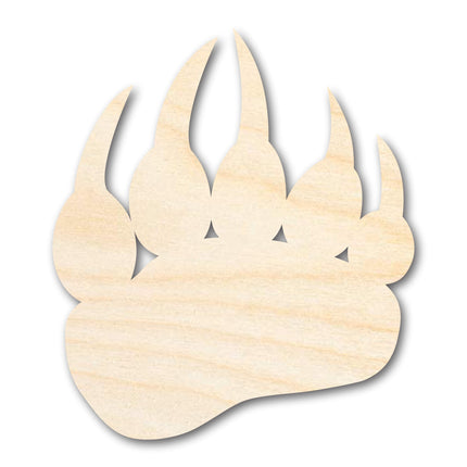 Unfinished Wood Bear Paw Shape - Wildlife Craft - up to 46" DIY