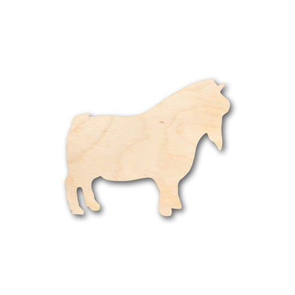 Unfinished Wood Bearded Pygmy Goat Shape - Craft - up to 46" DIY