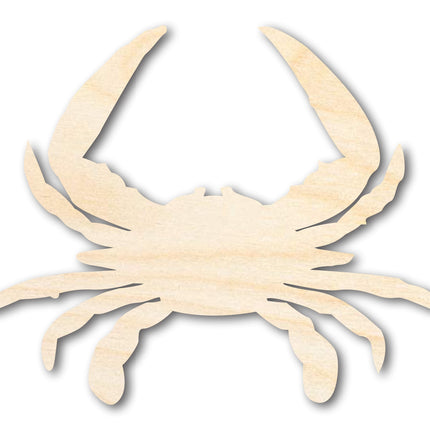 Unfinished Wood Chesapeake Blue Crab Silhouette - Animal Craft - up to 46" DIY