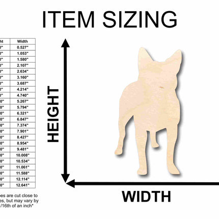 Unfinished Wood Blue Healer Dog Silhouette - Craft- up to 46" DIY