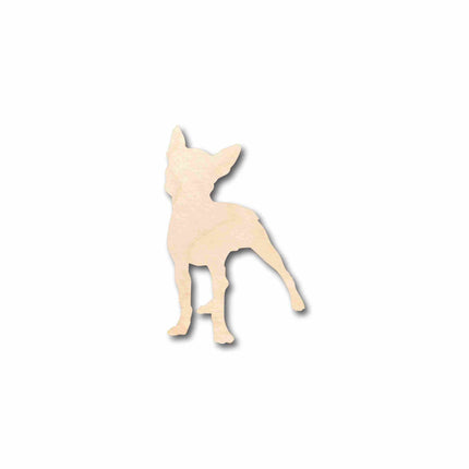 Unfinished Wood Boston Terrier Small Dog Silhouette - Craft- up to 46" DIY