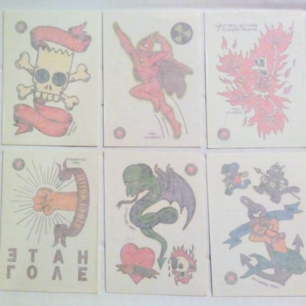 Simpsons Trading Card Set - Tattoos