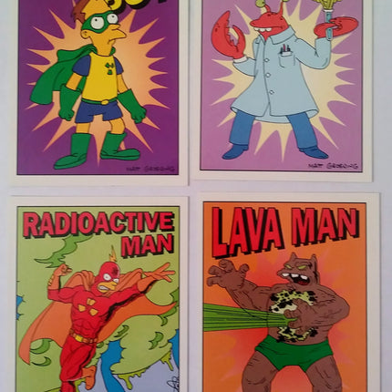 Simpsons Trading Card Set - Radioactive Man