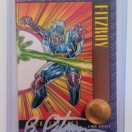 X-Men Trading Card - 1993 #41 Fitzroy (Signed)