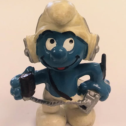 Smurfs PVC figure - CB Operator Smurf