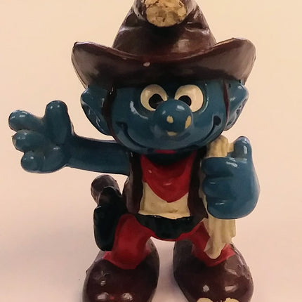 Smurfs PVC figure - Cowboy Smurf