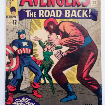 Avengers #022, Marvel Comics (November 1965, GD+)