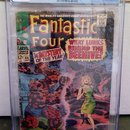 Fantastic Four #066, Marvel Comics (September 1967, CGC 3.5)