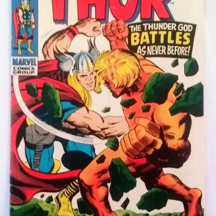 The Mighty Thor #166, Marvel Comics (July 1969, VG-)