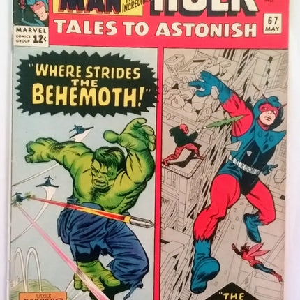 Tales to Astonish #067, Marvel Comics (May 1965, VG)