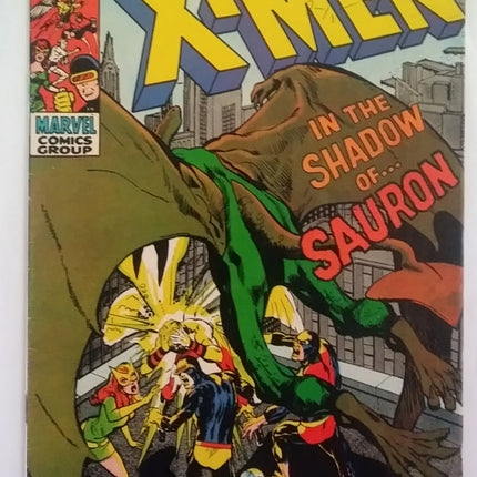 X-Men #060, Marvel Comics (September 1969, VG+)