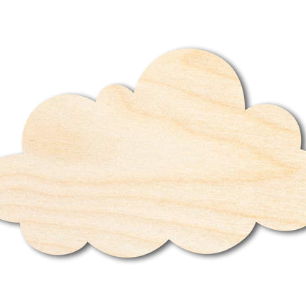 Unfinished Wood Cloud Silhouette - Craft- up to 46" DIY