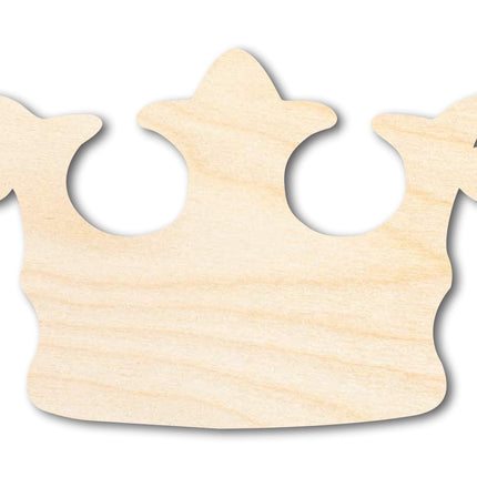 Unfinished Wood Crown Shape | Royalty King Queen | DIY Craft Cutout | up to 46" DIY