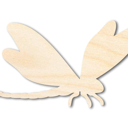 Unfinished Wood Dragonfly Silhouette - up to 46" DIY