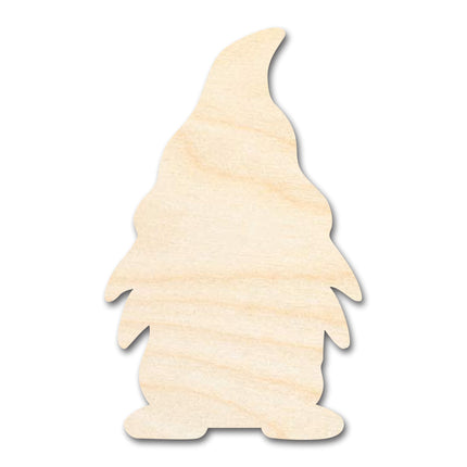 Unfinished Wood Garden Gnome Silhouette - Craft - up to 46" DIY