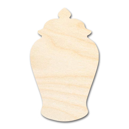 Unfinished Wood Ginger Jar Silhouette - Craft - up to 46" DIY